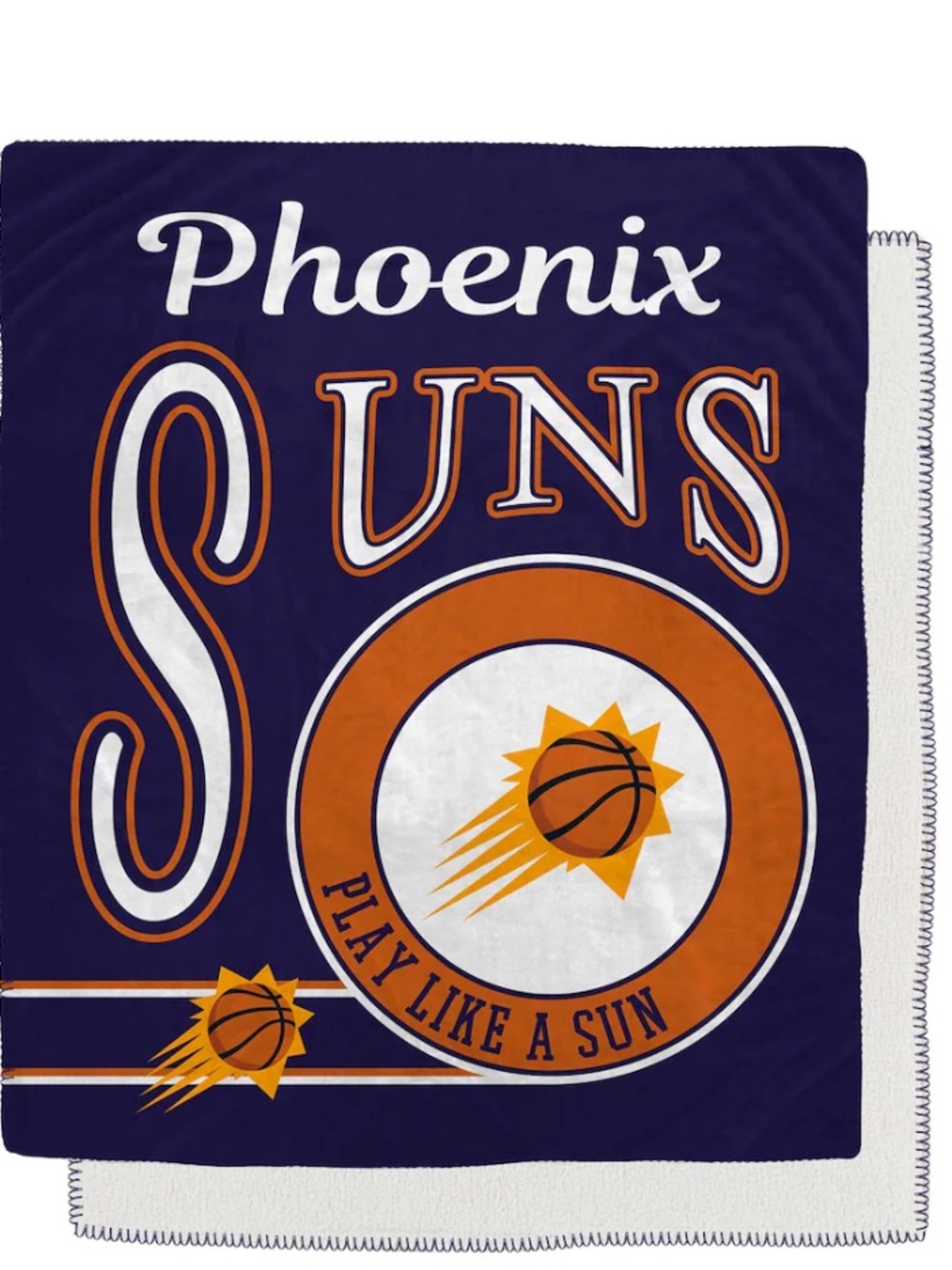 Phoenix Suns 50"X 60" Sherpa Plush Throw Blanket